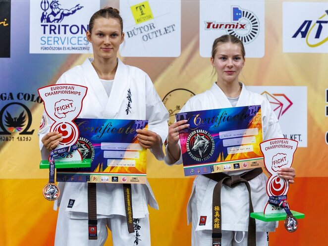 Karolina Radžiūnaitė ir Aušrinė Kalinauskaitė | Algimanto Barzdžiaus nuotr.