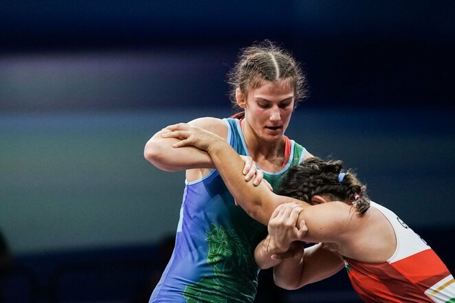 Danutė Domikaitytė prieš Sofiją Georgijevą | Kipro Štreimikio nuotr. Danutė Domikaitytė prieš Sofiją Georgijevą | Kipro Štreimikio nuotr.