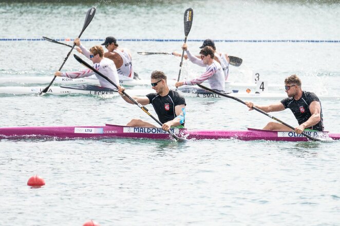 Mindaugas Maldonis ir Andrejus Olijnikas (canoe.lt nuotr.) | Organizatorių nuotr.