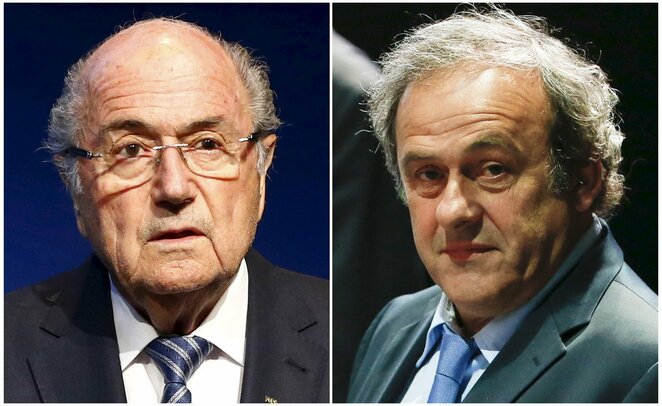 Seppas Blatteris ir Michelas Platini | Scanpix nuotr.
