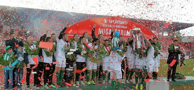 „Žalgirio“ futbolininkų triumfas | Organizatorių nuotr.