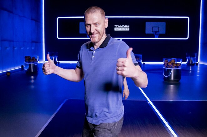 LKL čempionai išbandė hibridinį krepšinio žaidimą | Organizatorių nuotr. LKL čempionai išbandė hibridinį krepšinio žaidimą | Organizatorių nuotr.