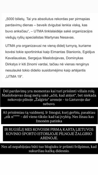 Dominyko Dirksčio įrašai | Instagram.com nuotr